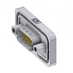 Złącze męskie D-Sub Deltron Connectors HD-DWM15PY/2M95UN, rzędy: 3, styki: 15, 180 °, 1 szt.