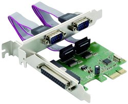 Conceptronic SPC01G Port równoległy i 2-portowy port szeregowy PCI Express Card Karta portu szeregowego/równoległego Conceptronic SPC01G SPC01G 1+2 porty PCIe