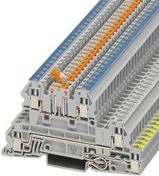 Zacisk instalacyjny wielopoziomowy Phoenix Contact UTI 2,5-PE/L/NTB, 3076032