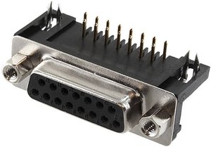 Listwa żeńska D-Sub econ connect BUN15WB/9, rzędy: 2, styki: 15, 90 °, 1 szt.