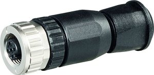 Gniazdo M12 0° samohamowne Zacisk śrubowy 5 biegunowy 0,14 - 1,5 mm2, średnica kabla 2,5 - 8 mm Złącze niekonfekcjonowane czujnika/aktuatora Murr Elektronik 7000-12931-0000000, 1 szt.