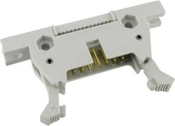 TRU COMPONENTS 1589786 Złącze żeńskie z długą dźwignią do usuwania Siatka: 2.54 mm Ilośc pinów: 20 Ilość rzędów: 2 1 szt.