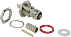 Złącze TNC BKL Electronic 0405047/D złącze żeńskie do wbudowania pionowego 50 Ω 1 szt.