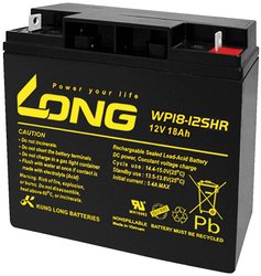 Akumulator kwasowo-ołowiowy WP18-12SHR, 12 V Monacor WP18-12SHR Akumulator ołowiowy
