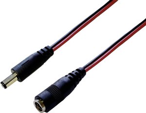 Kabel przedłużający, niskonapięciowy BKL Electronic 072054 5.5 mm 2.5 mm 3.00 m 1 szt.