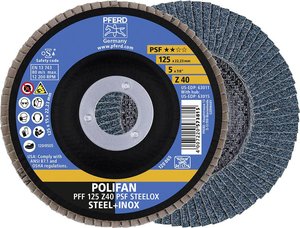 Tarcza lamelkowa PFERD Z Psf Steelox 67664125 Średnica 125 mm 10 szt.