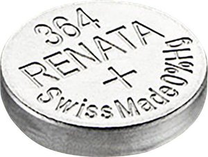 Bateria guzikowa Renata 364, srebrowo-tlenkowa, 1,55 V, 20 mAh