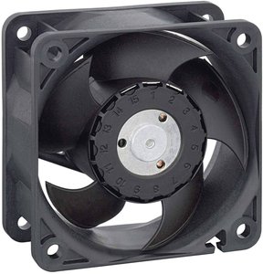 Wentylator osiowy EBM Papst 624 H, 24 V/DC, 46 m³/h, (D x S x W) 60 x 60 x 25 mm