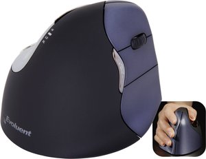 Mysz ergonomiczna radiowa Evoluent Vertical Mouse 4 VM4RW 2800 dpi