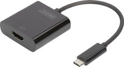 adapter USB, HDMI Digitus DA-70852 DA-70852, [1x złącze męskie USB-C - 1x złącze żeńskie HDMI]
