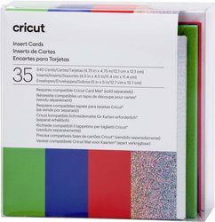 Cricut Insert Cards Rainbow S40 Zestaw kart  czerwony, niebieski, zielony