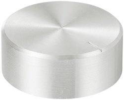 Pokrętło TRU COMPONENTS TC-11696464, z nakładką ze znacznikiem, (Ø x W) 25 mm x 10 mm, 1 szt.