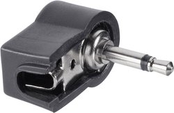 Złącze męskie jack 3,5 mm TRU COMPONENTS 1578953, niklowany, złącze męskie kątowe, 1 szt.