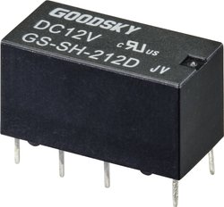 Przekaźnik drukowany GoodSky GS-SH-212D 2347594, monostabilny, 1 cewka, 24 V/DC, 2 A, 1 szt.