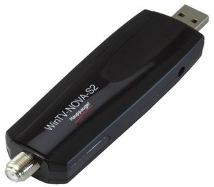 Hauppauge Tuner telewizyjny WIN TV Nova-S2 DVB-S / -S2 HD - karta TV Odbiornik TV USB Hauppauge WIN TV Nova-S2 1676, 1 szt.