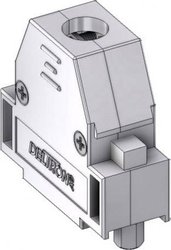 Obudowa złącza D-SUB Deltron Connectors CTLM15RUN4, tworzywo sztuczne, metalizowane, 180 °, 1 szt.