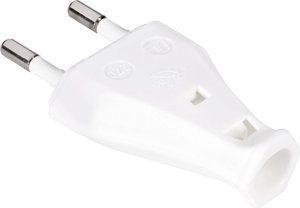 Wtyczka sieciowa Euro 852/ws/C230 V/AC / 2,5 A, biała