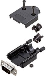 Zestaw listew męskich D-Sub TRU COMPONENTS TCDTPKP09DMPK 7708820, rzędy: 2, styki: 9, 180 °, 1 szt.