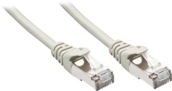 Kabel LAN LINDY 48348, 1 szt., RJ45, CAT 5e, F/UTP, 15.00 m, szary