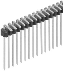 Listwa pinowa Fischer Elektronik SLV W 1 KA 055/ 36/G, RM 1,27 mm, 1 x 36 pin, 1,5 A