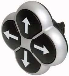 Przycisk Eaton M22-D4-S-X7 pierścień przedni z tworzywa sztucznego    1 szt.
