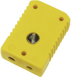 Gniazdo termopary B & B Thermotechnik 2200003, Typ K, NiCr-Ni, żółte