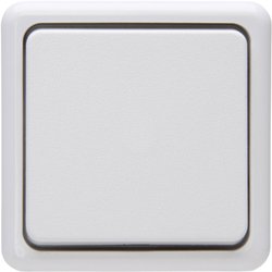 Przycisk kołyskowy do montażu natynkowego (zestyk rozwierny) Przycisk Kopp standardowy 514402000, biały