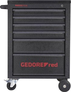 Wózek narzędziowy MECHANIC z 6 szufladami R20152006 + zestaw R21010002 - 166-częściowy Wózek narzędziowy Gedore RED R21562002 3300013
