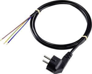 Kabel Basetech XR-1638081, 3.00 m, czarny