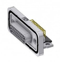 Złącze żeńskie D-Sub Deltron Connectors HD-DWM26SYC/2M46UN, rzędy: 3, styki: 26, 90 °, 1 szt.