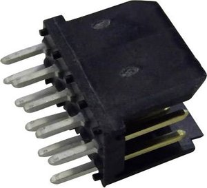 Listwa kołkowa, męska, standardowa FCI Dubox / PV / Bergstik 76385-303LF, wire-to-board, piny: 6, 3 A, 1 szt.