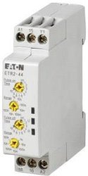 Przekaźnik czasowy, 0,05 s - 100 h, 24 - 240 V AC 50/60 Hz, 24 - 48 V DC, 1 W, migający, 2 razy Przekaźnik czasowy Eaton ETR2-44 262730, 3 A, 1 szt.