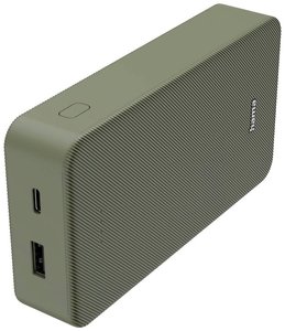 Zasilacz „Color 20”, 20000mAh, 2 wyjścia: USB-C, USB-A, zielony Powerbank Hama  20000 mAh Fast Charge LiPo
