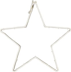 Konstsmide 3098-102 Obraz LED do zawieszenia w oknie Gwiazda ciepła biel LED biały EEK: F (A - G)