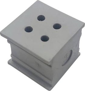 Przepust kablowy TRU COMPONENTS KT 4/3 TC-10329292, (D x S) 21 mm x 21 mm, elastomer, 1 szt.