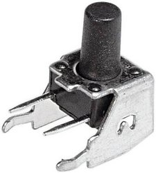 Przycisk krótkoskokowy 12 V/DC 50 mA do montażu przez otwór Przycisk chwilowy APEM PHAP3305, 1 x wył/(wł), 1 szt.