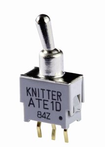 Przełącznik dźwigienkowy Knitter-Switch ATE 2G ATE 2G, 2 x (wł)/wył/(wł), 48 V DC/AC, 0.05 A, 1 szt.