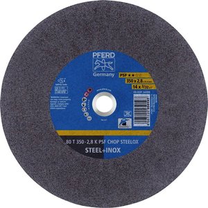 Tarcza tnąca prosta PFERD 80 T 350-2,8 K PSF CHOP STEELOX/25,4 66323575 350 mm 10 szt.