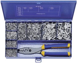 Zestaw końcówek rurkowych Klauke SK32B, 0.50 mm² - 16 mm², 4900 szt.