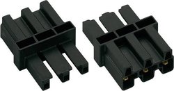 1 x wtyk / 1 x gniazdo 3-bieg., czarny WAGO 770-603 element sprzęgający