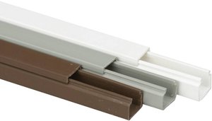 Kanał kablowy Heidemann 9940, 15 x 15 mm, Brązowy