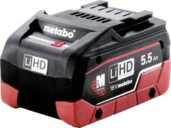 Akumulator do elektronarzędzi Metabo LiHD Akkupack 18 V - 5,5 Ah ''AIR COOLED'' 625368000, LiHD, 5.5 Ah, 18 V