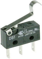 Mikroprzełącznik DB1C-B1SC 250 V/AC 6 A 1 x wł/(wł) ZF  chwilowy 1 szt.