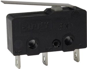 Mikroprzełącznik Zippy SM1-N6S-02A0-Z SM1-N6S-02A0-Z, 1 zestyk przełączny, 1 x wł/(wł), 250 V/AC, 6 A, 1 szt.