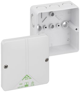 Puszka instalacyjna Spelsberg Abox-i m 040-L, IP66, (D x S x W) 94 x 94 x 56 mm, szary, 1 szt.