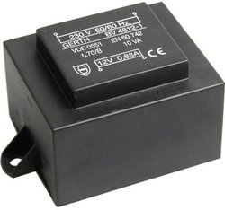Transformator do PCB, z kołnierzem EI 48/16,8  Gerth PT481501F 230 V N/A N/A 10 VA