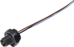 Złącze męskie okrągłe miniaturowe binder 76 4731 3011 00004-0200, styki:4, 250 V, 4 A, 1 szt.