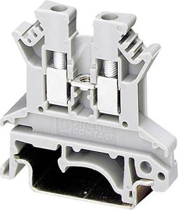 Zacisk blokowy przepustowy, Phoenix Contact UK 2,5 N 3003347, 0,2-2,5 mm2, 5,2 mm, 24 A