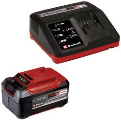 Ładowarka i akumulator do elektronarzędzi Einhell Power X-Change PXC-Starter-Kit 5,2Ah & 4A Fastcharger 4512114, Li-Ion, 5.2 Ah, 18 V