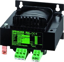 MST JEDNOFAZOWY TRANSFORMATOR BEZPIECZEŃSTWA P: 320VA IN: 230/400VAC OUT: 24VAC Murr Elektronik 86326 Transformator zabezpieczający 1 szt.